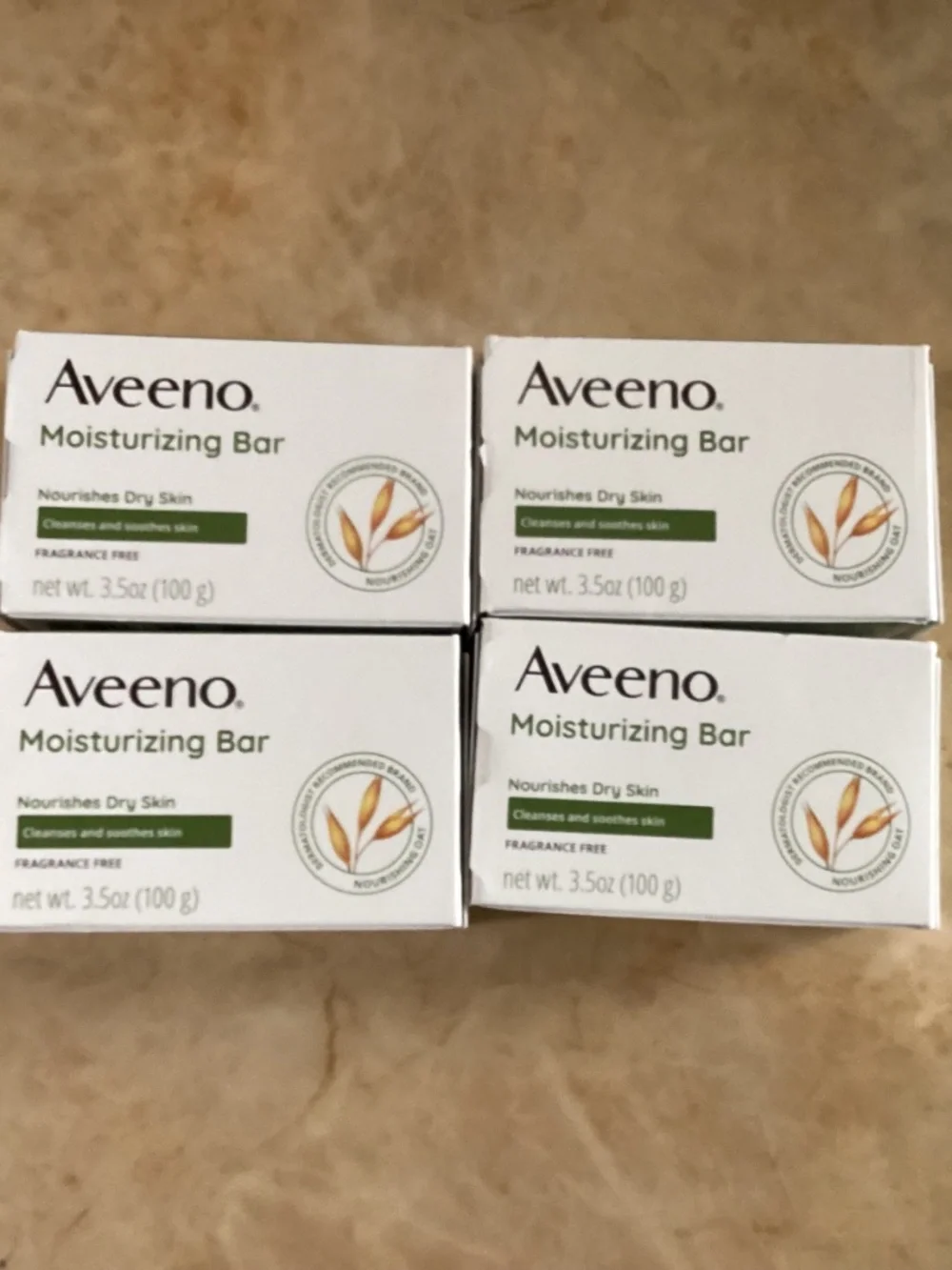 Aveeno Moisturizing Bar Bundle 3.5 oz each  NEW
